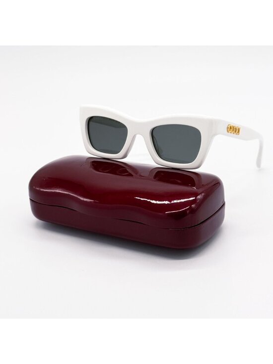 NEW GUCCI SUNGLASSES GG1773S 002 WHITE WOMEN CAT EYE GUCCI EYEWEAR